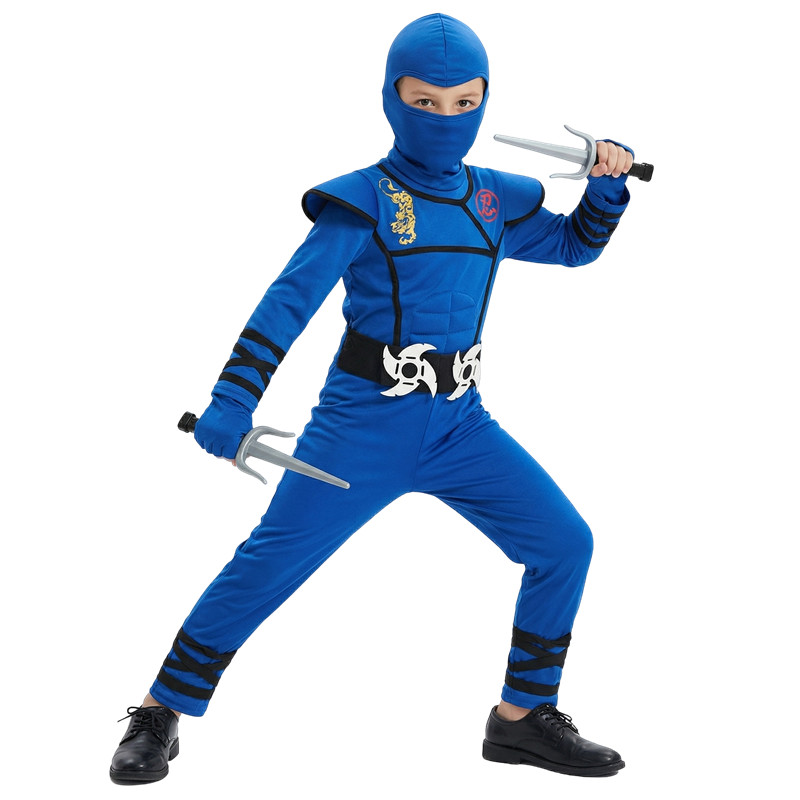 Black and Blue Ninja Costume f - огляд і ціна Black Face Mask Pack