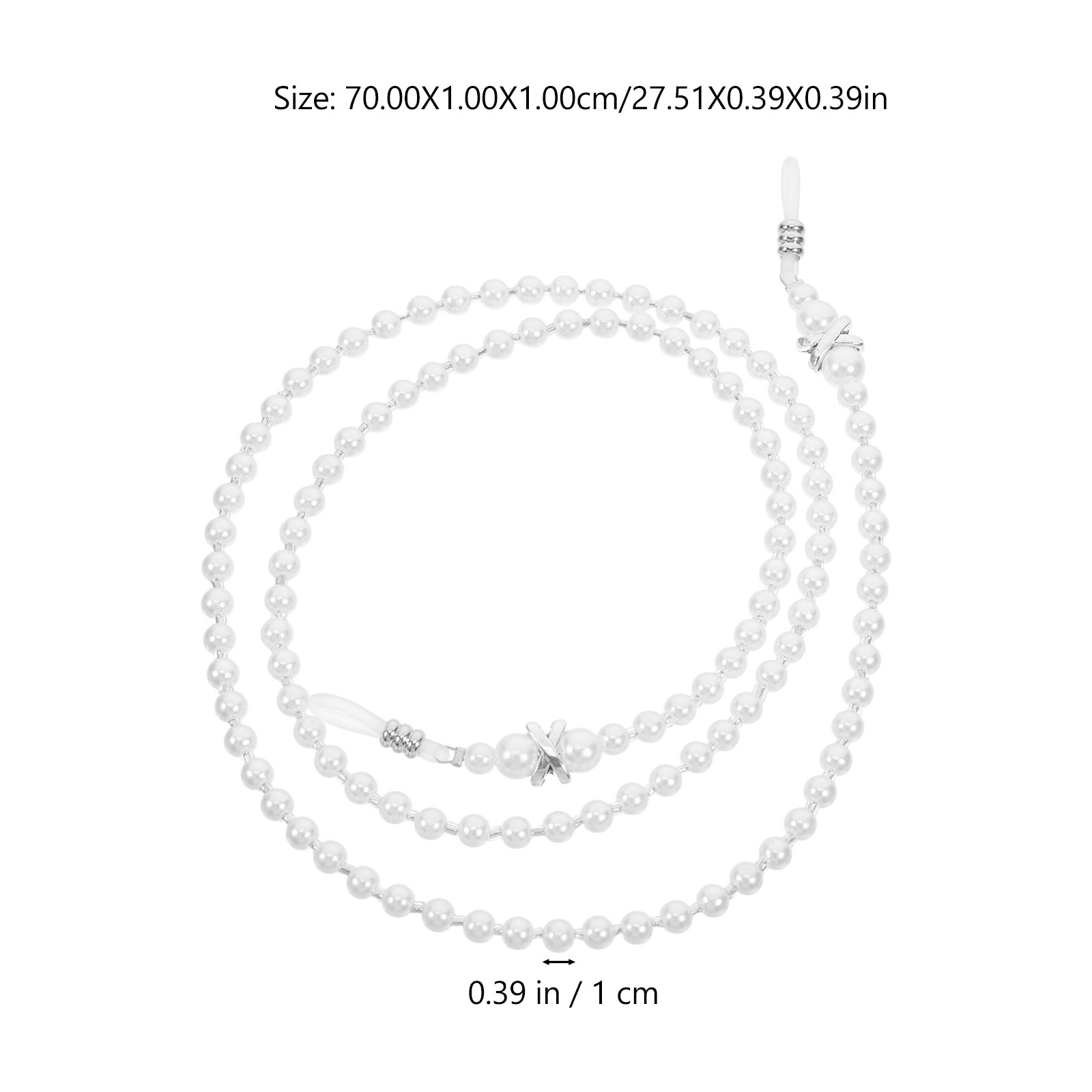 Pearl Eyeglass Chain Elegant B - огляд і ціна Mask Chain Holder